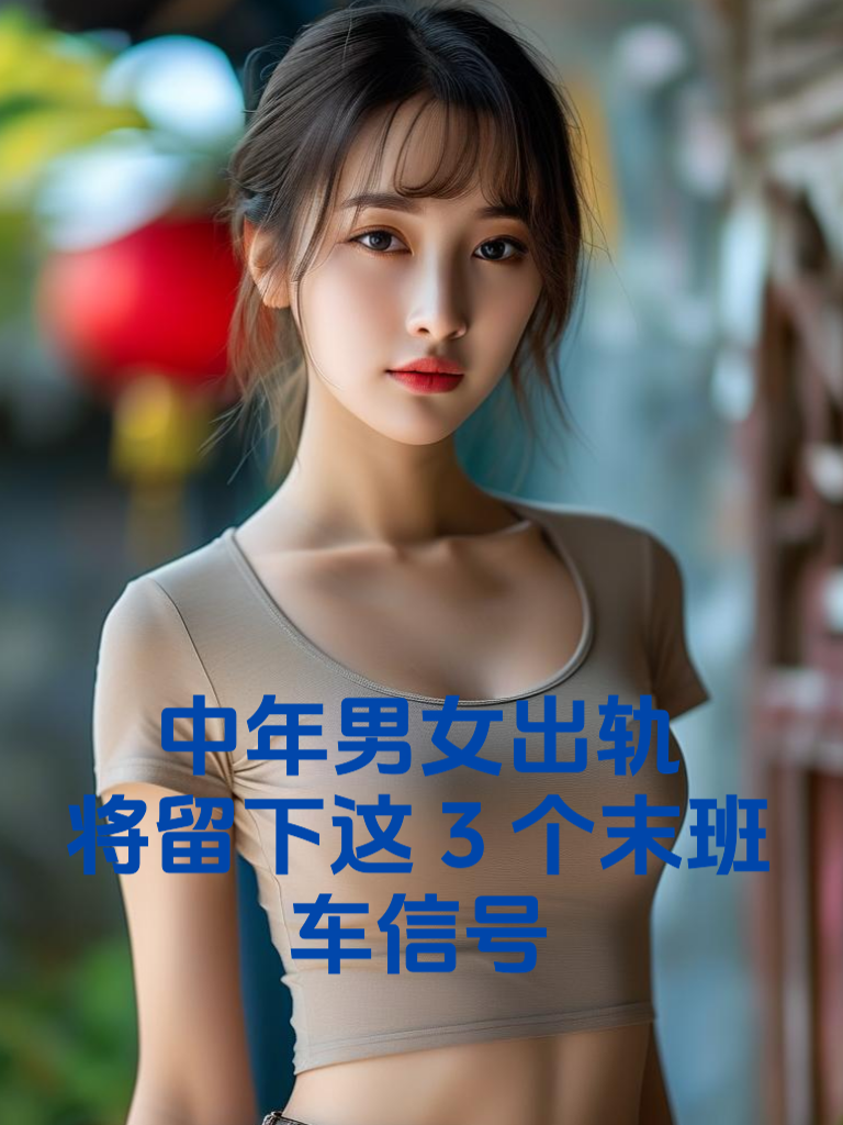 中年男女出轨，将留下这3个末班车信号