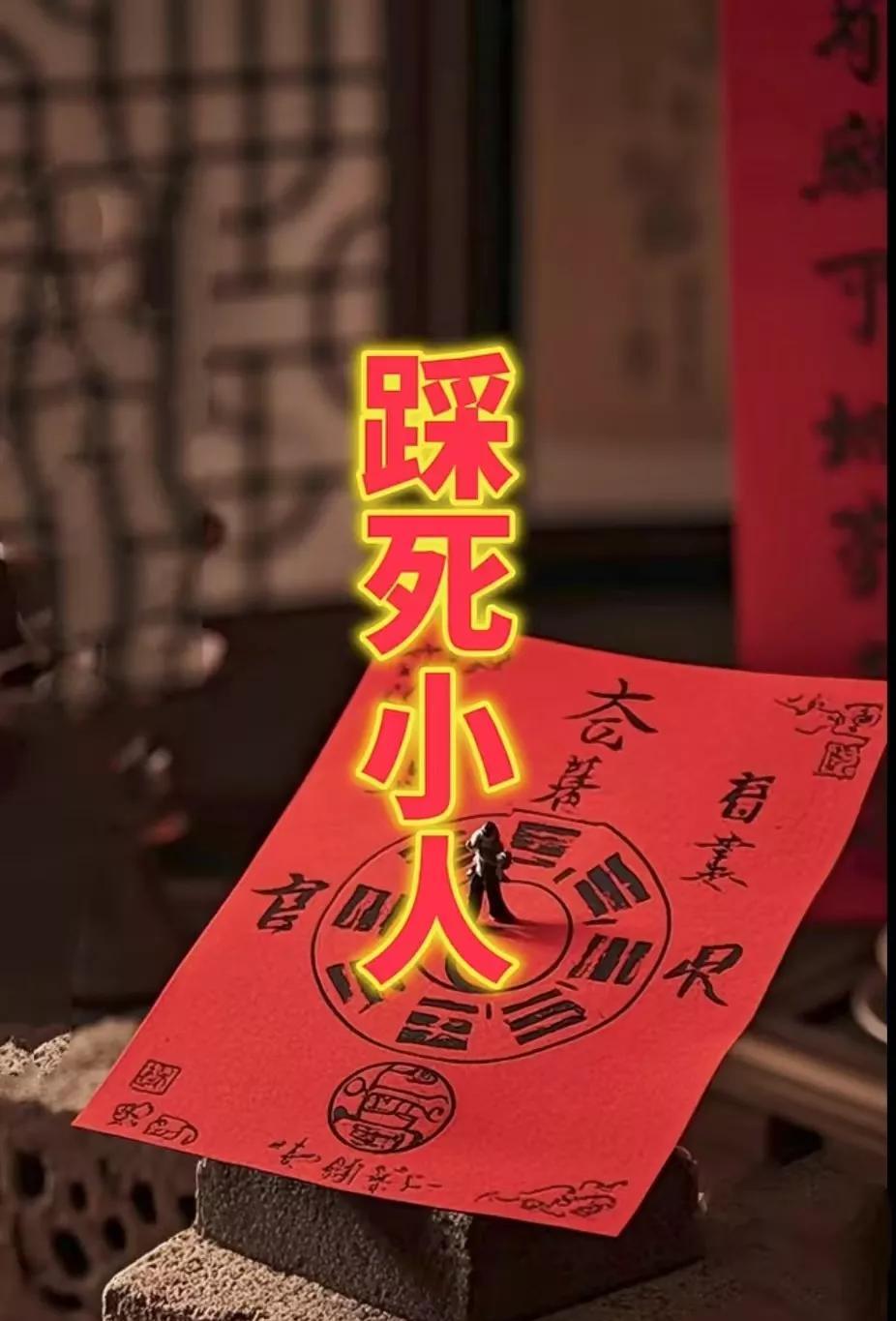 今天是踩小人日，请用力踩死小人，迎接贵人，从今天开始有贵人相助，富贵吉祥，财源滚