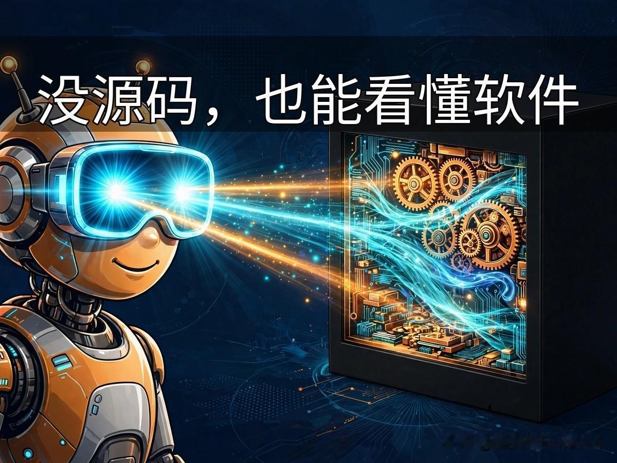 AI装上"逆向眼镜"：软件没源码也能看懂你有没有过这种好奇：某个软件里有个特