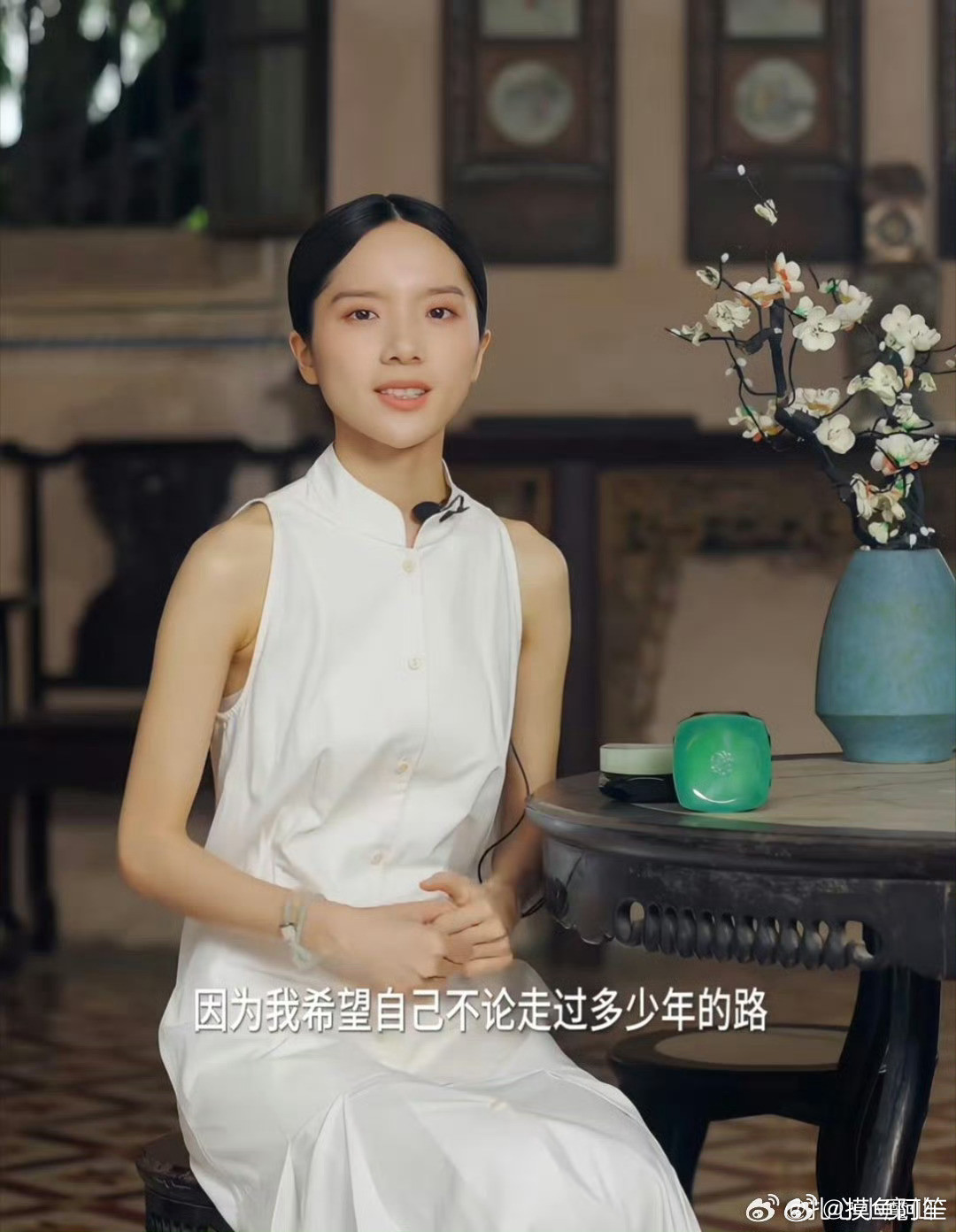 她真的没有淑柔适合进娱乐圈……
