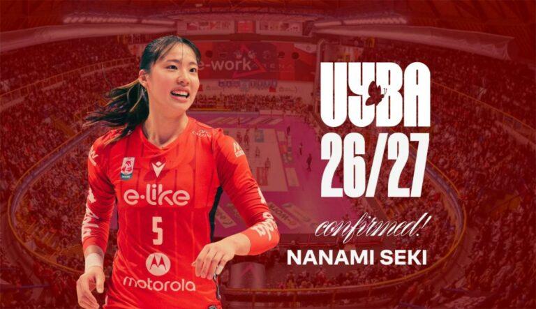 日本女排走出去：日本国家队主力二传关菜菜已官宣续约温州二代华人俱乐部布斯托意