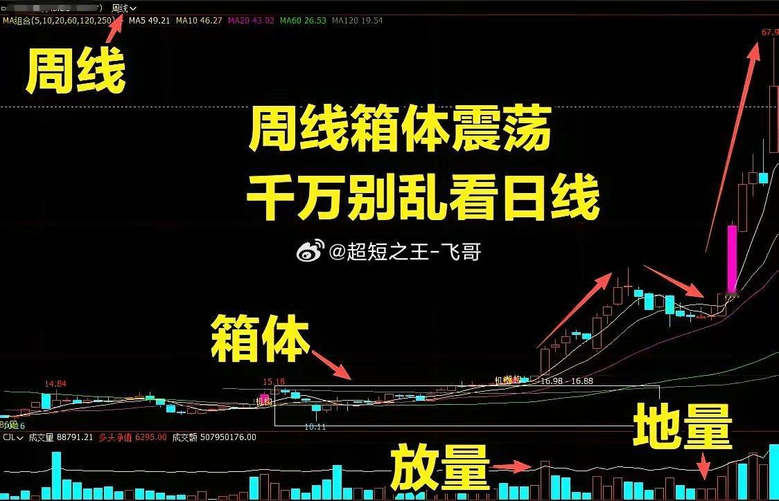 周线一旦横盘，千万别盯日线?做股票一定要记住一个铁规律：一旦发现周线级别走箱体震