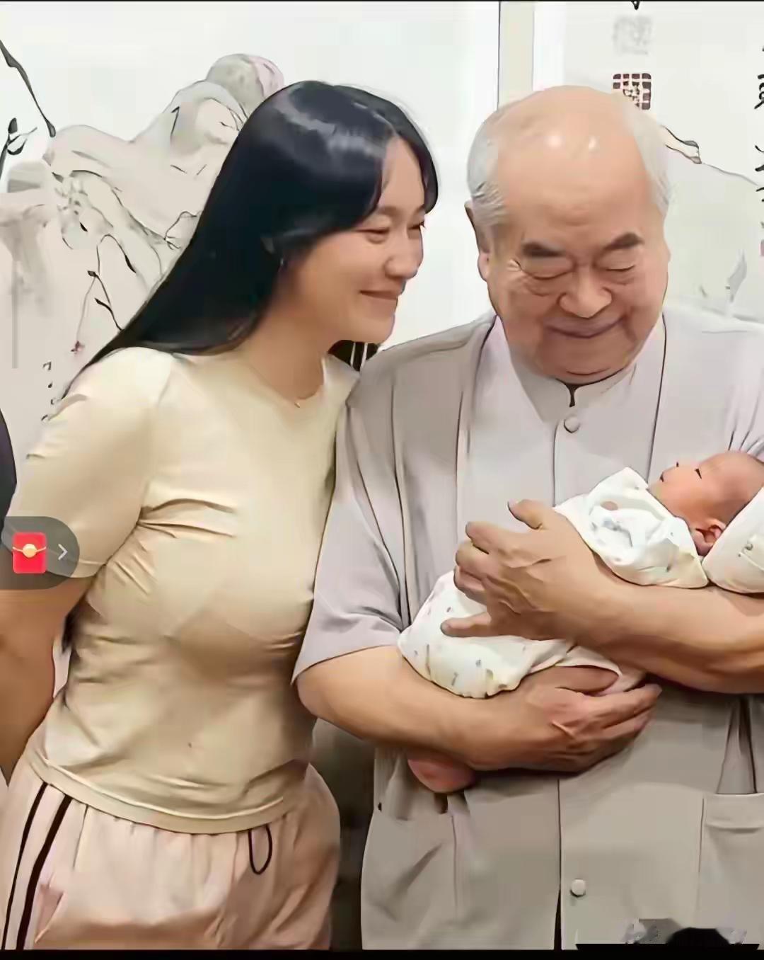完了，彻底是完了，我得三观崩塌了，87岁的范曾宣布，自己的妻子徐萌产下一独子，并