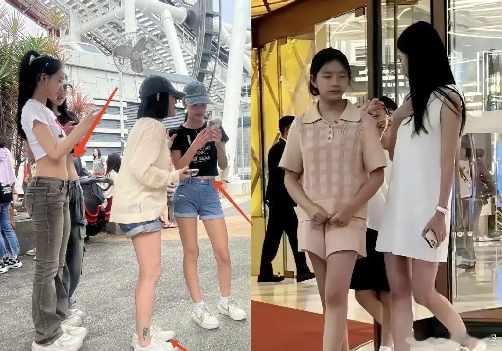 对比大S和小S的女儿，我发现个惊人的情况。大S和小S对待自家女儿的方式，都不太