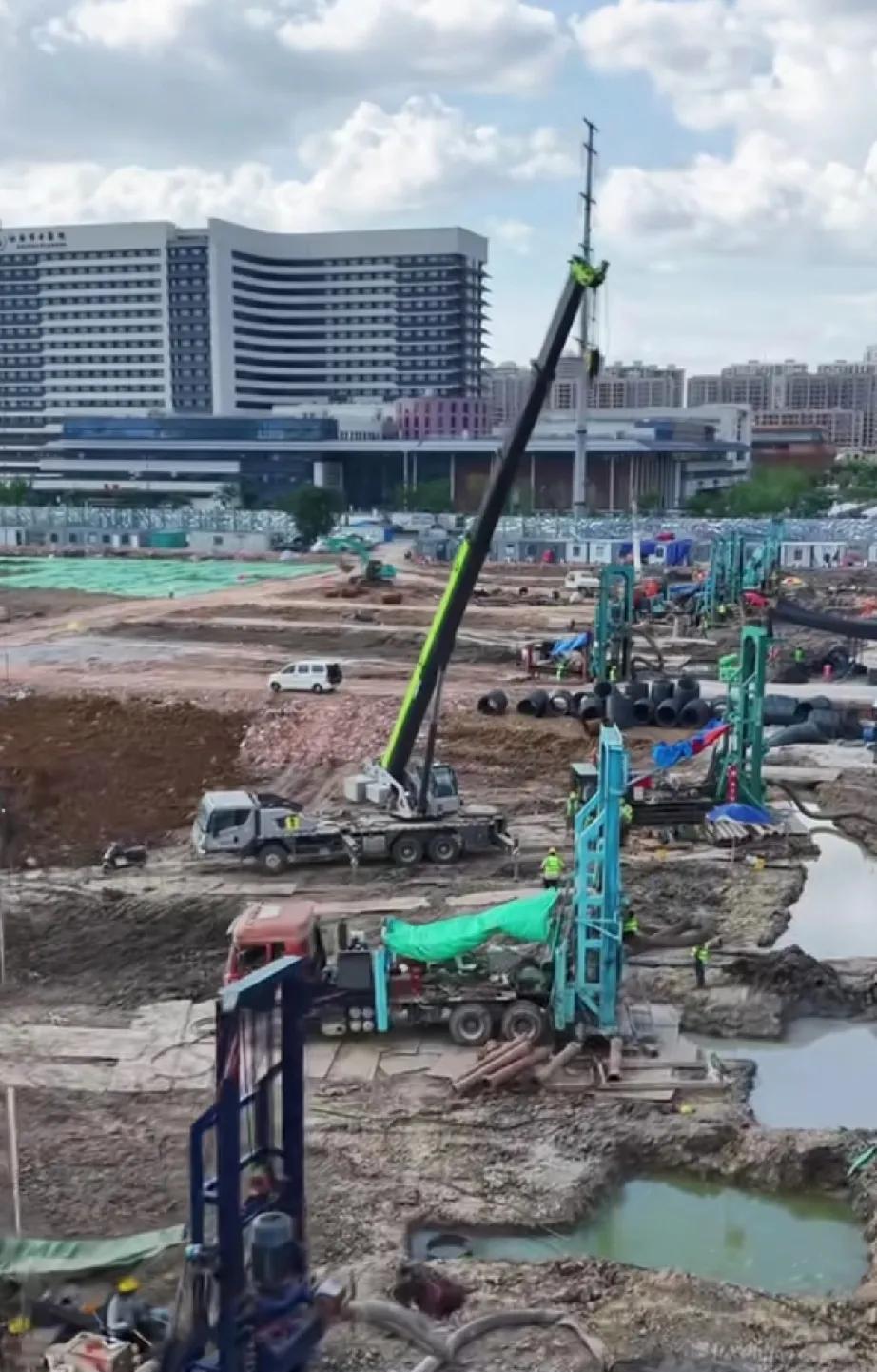 江阴的山姆地块已经动起来了，这速度也太快了吧！无锡建设山姆的速度还真快，不管是