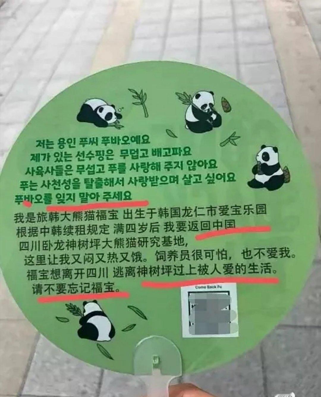 韩国街头发的扇子。。。​​​