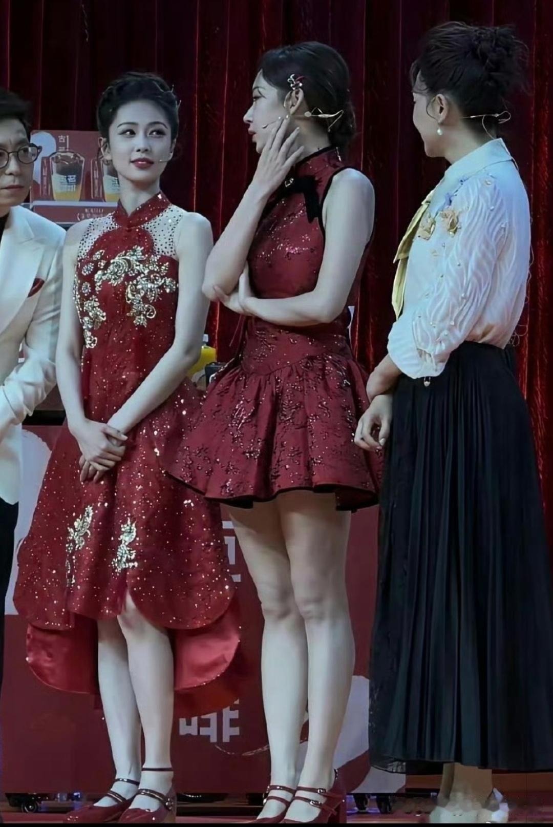 这才是真正的大腿，没有拉直，没有美颜