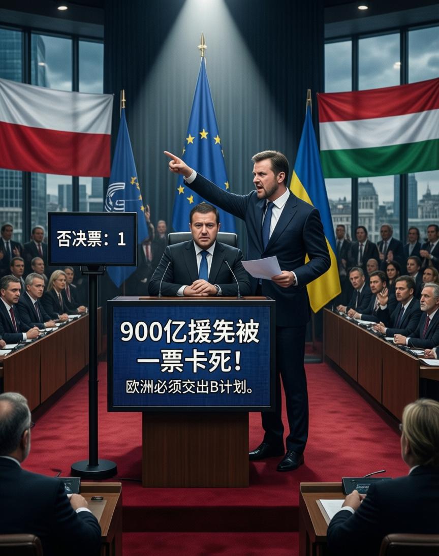 泽连斯基最近又急了一回。原因出在欧盟内部。匈牙利动用一票否决权，把那笔900