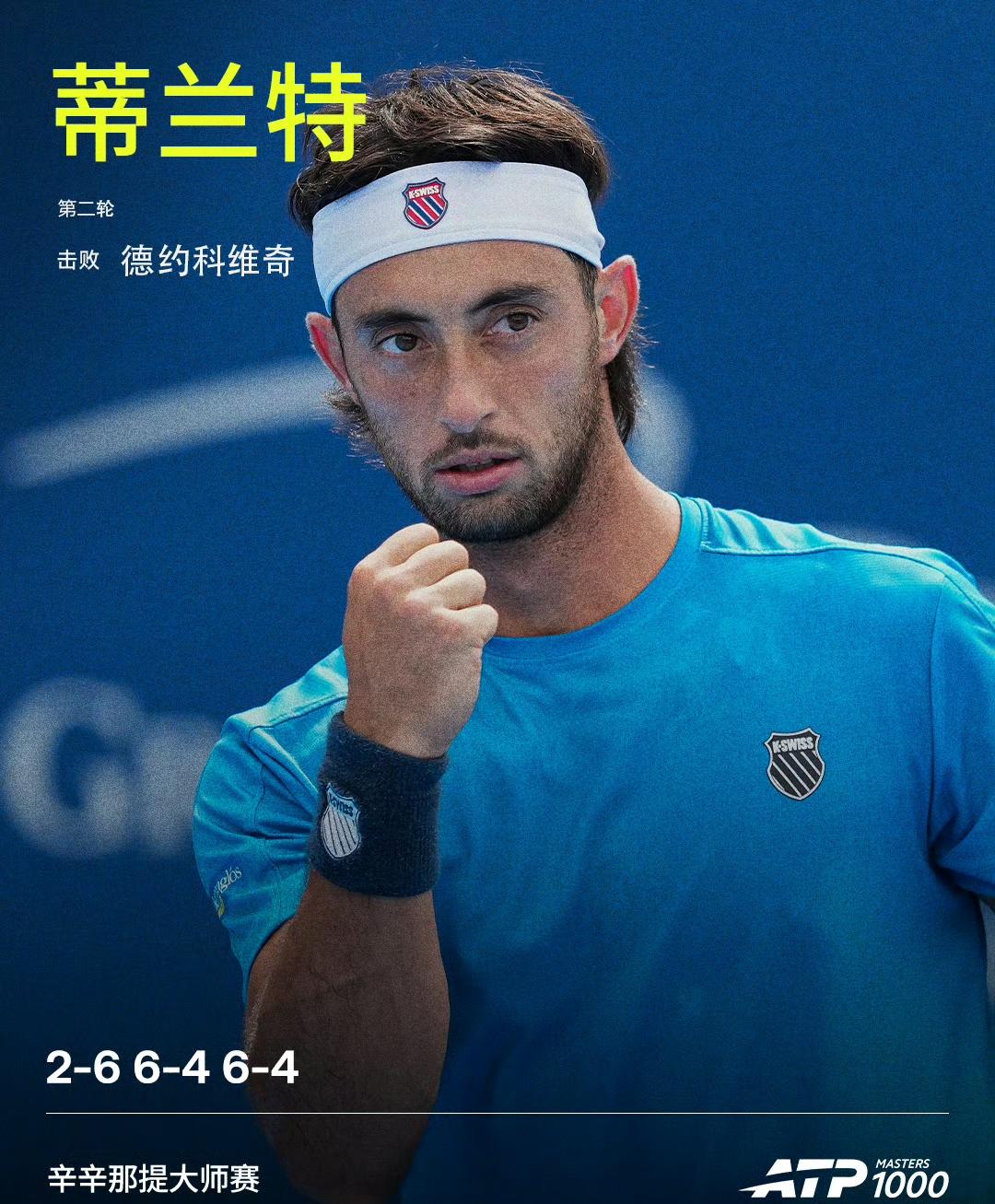 德约上一次辛辛那提输30名以外的球员还是二十年前！ATP1000辛辛那提大师赛第