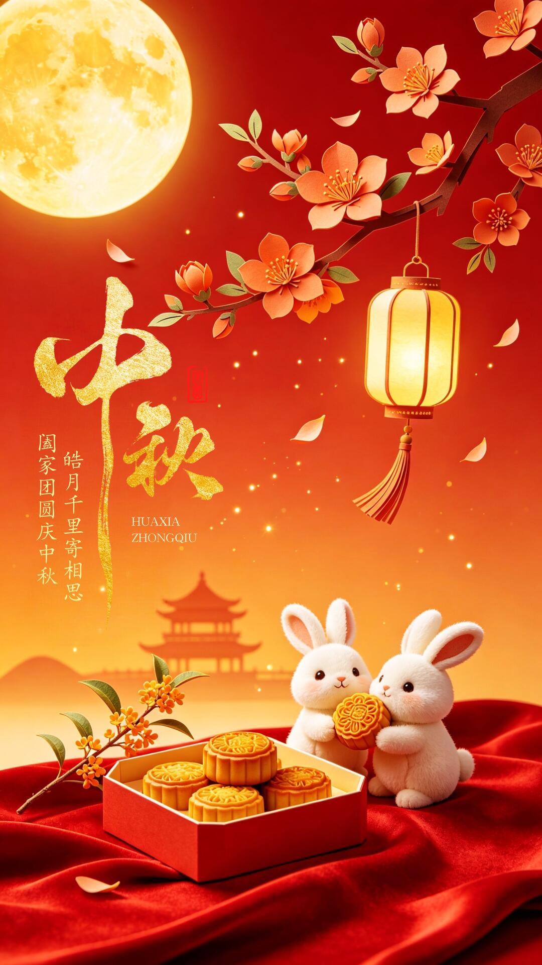 一轮明月寄相思，一缕桂香祝安康，中秋佳节悄然而至🌙。团圆是中秋最美的期许，希望
