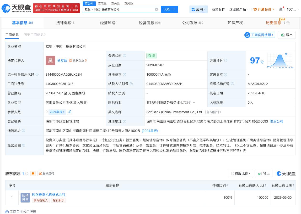 6月2日，福布斯实时富豪榜单显示，软银集团创始人兼CEO孙正义身家攀升至1007