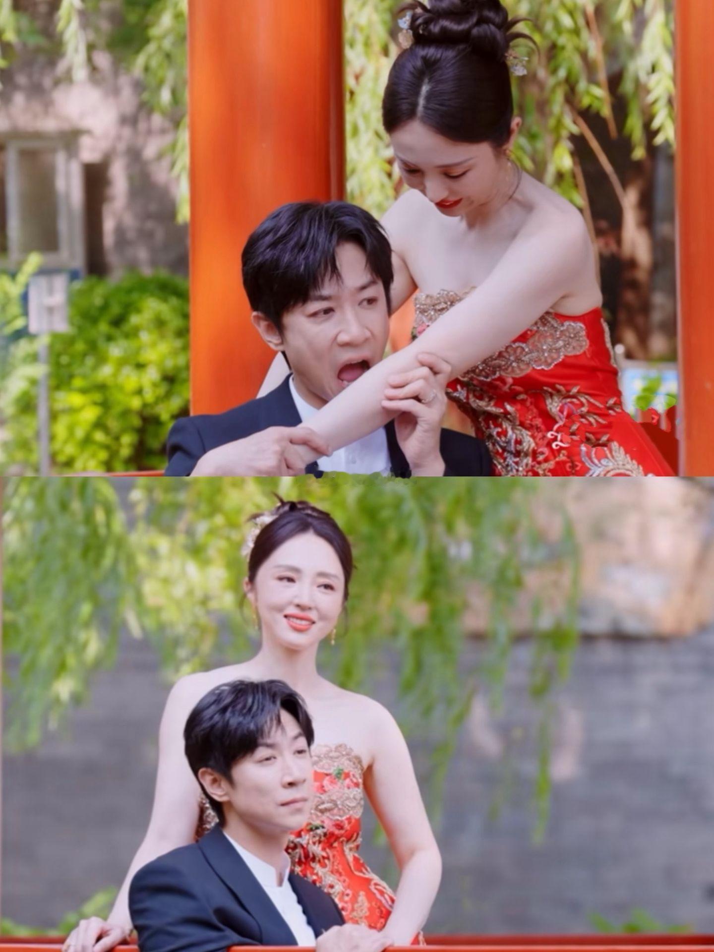 董璇张维伊婚纱照，满眼都是彼此呀。董璇张维伊婚纱照是在北京朝阳拍摄的，两人好恩爱