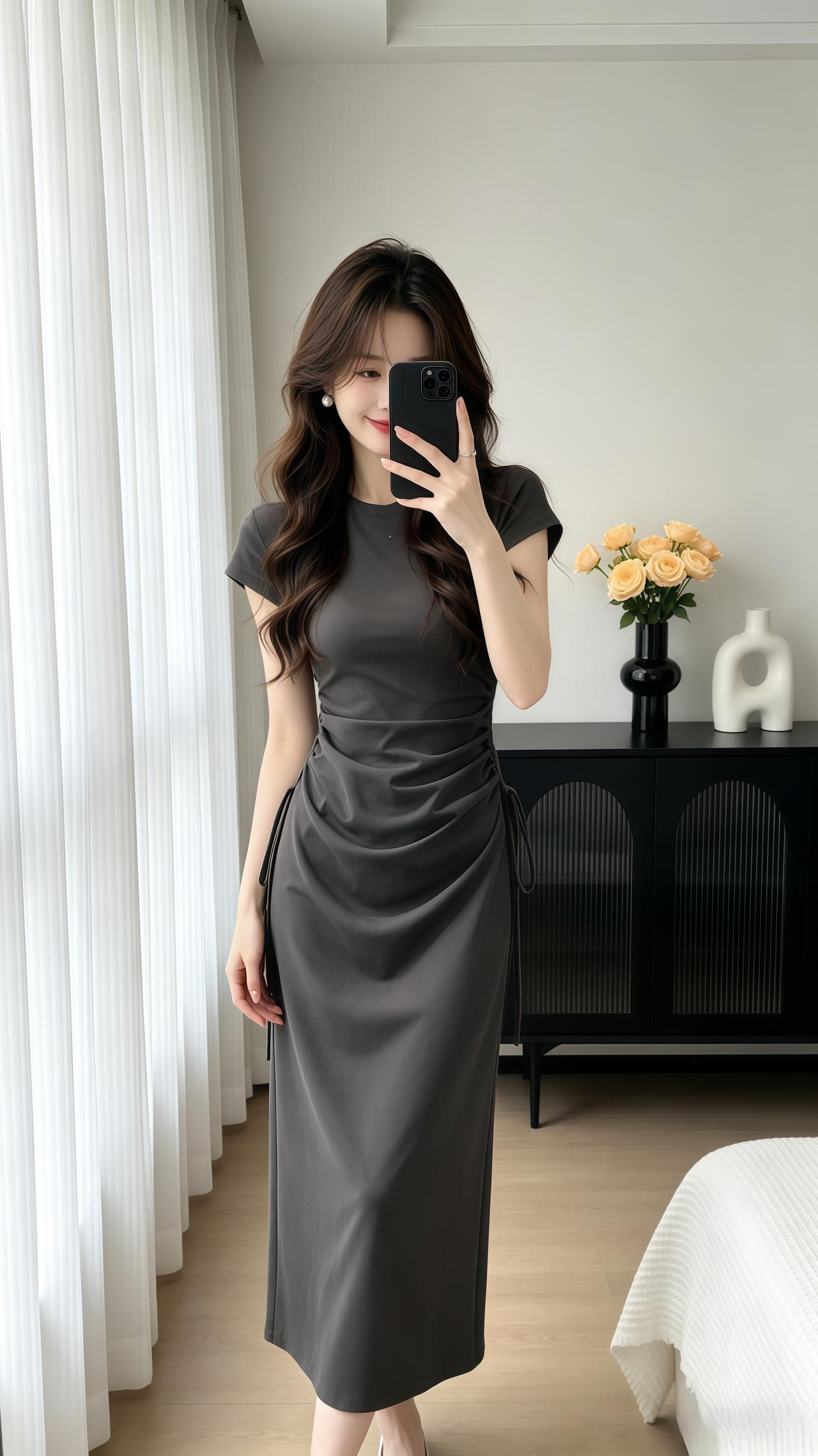 高级气质修身裙气质修身裙夏季穿搭穿搭ootd穿搭