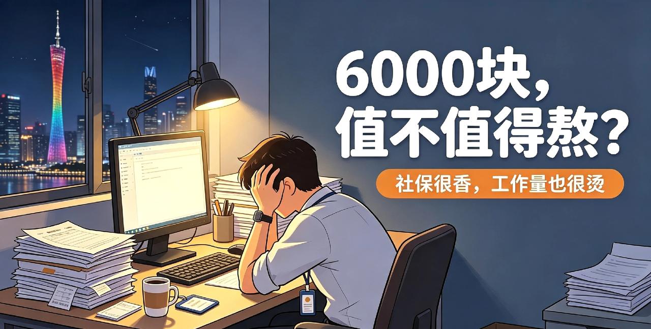 入职6天就交社保的公司，我却犹豫了坐标广州，新工作刚上6天班。优点很明显
