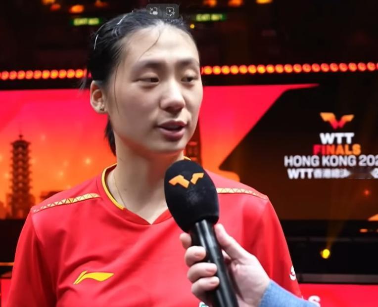 陈熠今年输了朱雨玲三次，这次凭什么赢？看她自己怎么说！陈熠说：今年已经和朱