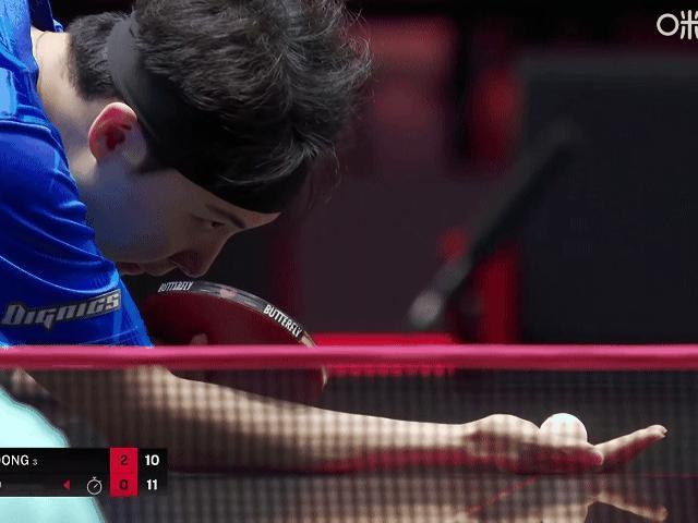 2026WTT新加坡大满贯林钟勋自己的局点11:10再次被罚分，提出鹰眼挑战?