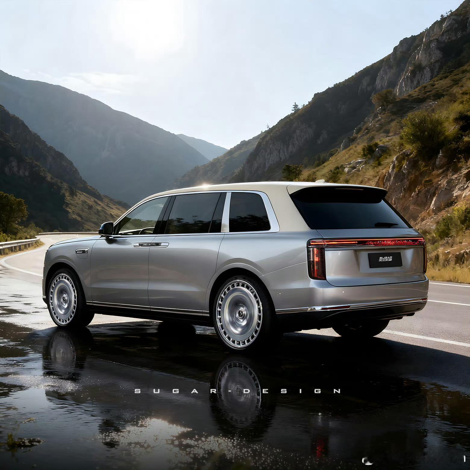 做的尊界suv假想图大家怎么评价？太酷了。就是尾灯我有点不满意，尺寸可以再大一