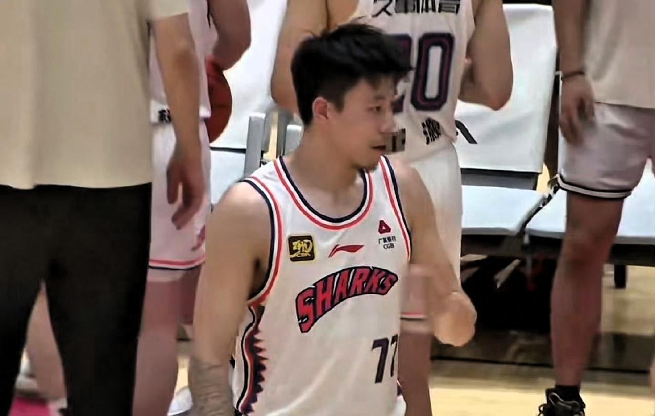 张镇麟加盟上海后，后悔了吧！热身赛和浙江交手，卢伟这是把张镇麟当詹姆斯用，球球他