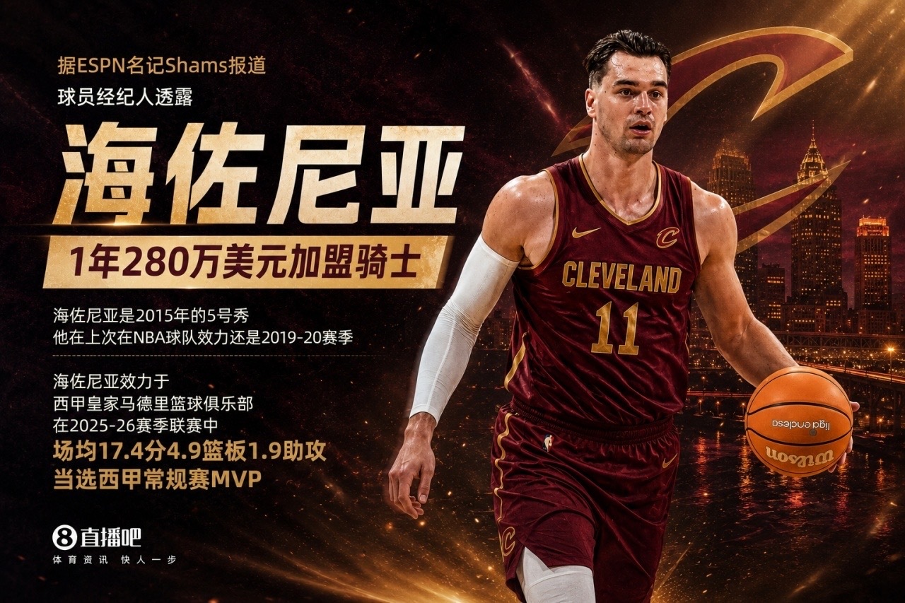 海佐尼亚骑士NBA皇马篮球西甲MVP🏀时隔6年重返NBA！西甲MVP海佐尼亚1
