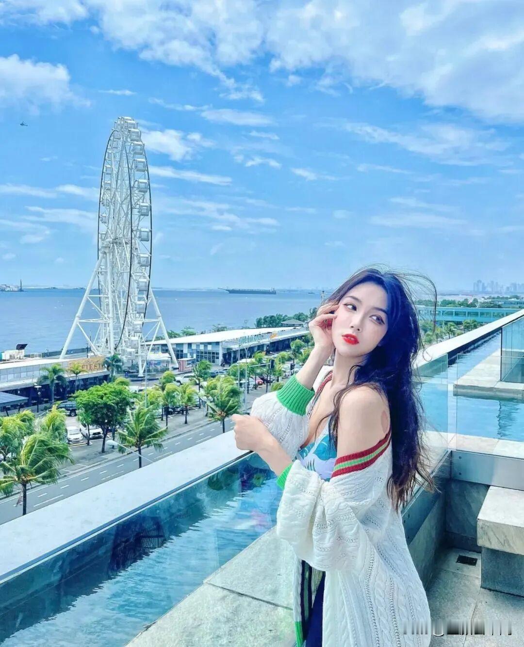 无敌长腿瓜子脸！妥妥的甜美女神啊