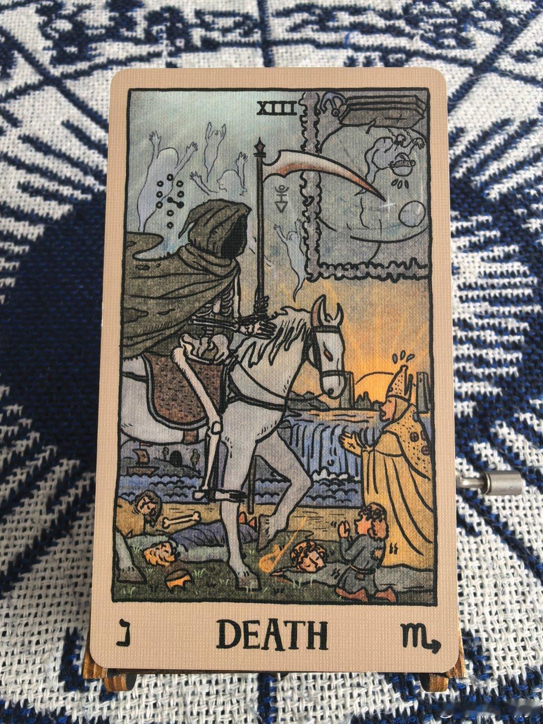 星座♏天蝎座｜今日塔罗：死神♻️🌑冥王星能量催化蜕变，主打旧序重置。