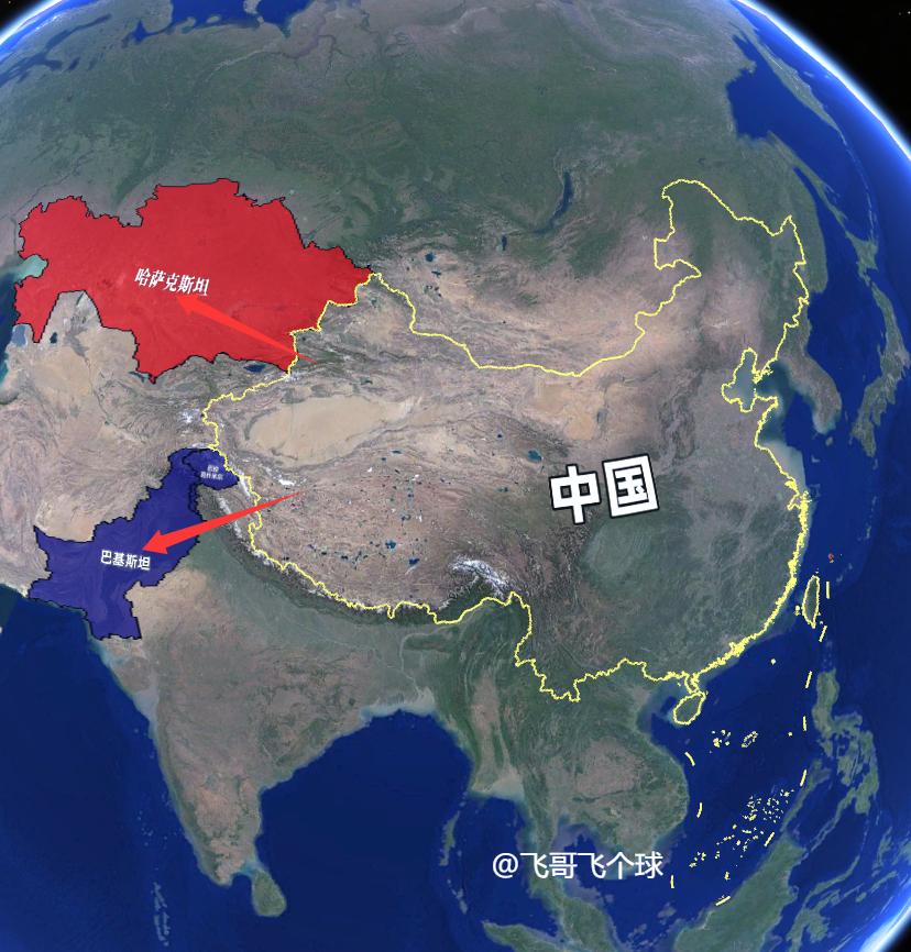 读懂邻居，才能走稳自家的路！打开地图，我们的西北和西南方向，躺着两个重要的邻居