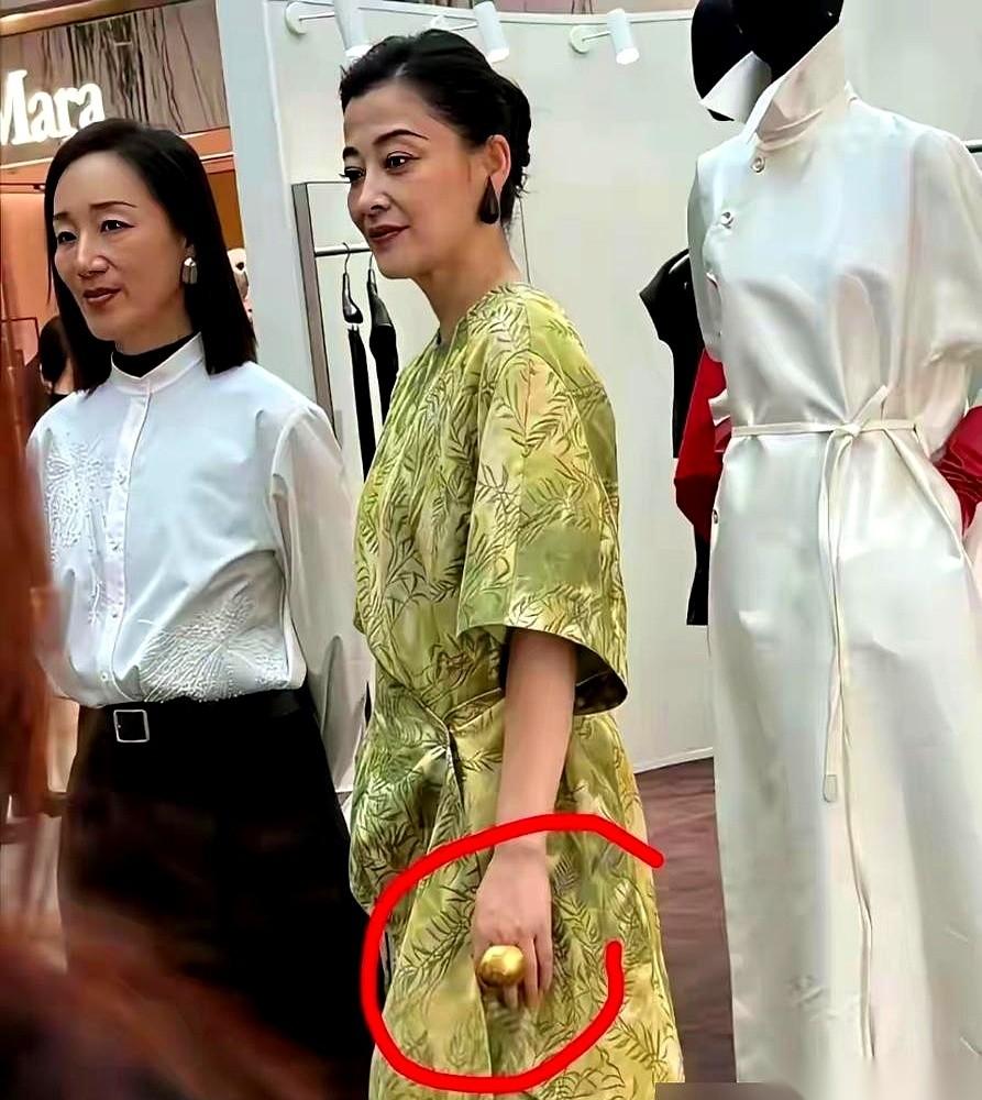 一堆人追着骂梅婷那戒指土，俗气，像个暴发户。我一看就乐了。这哪是土啊，这是人