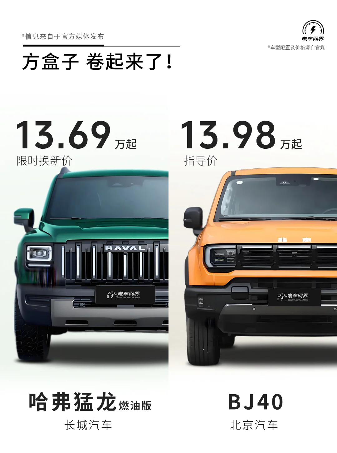 13万多 猛龙燃油版上市🚗方盒子卷起来了❗