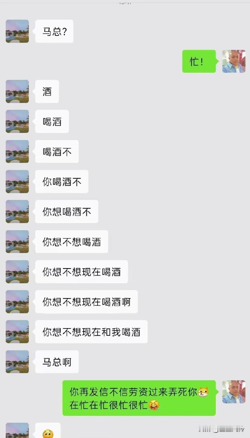 居然有人敢这样撩领导！你你忙你忙你你忙你个你忙你个锤你忙你个锤子你