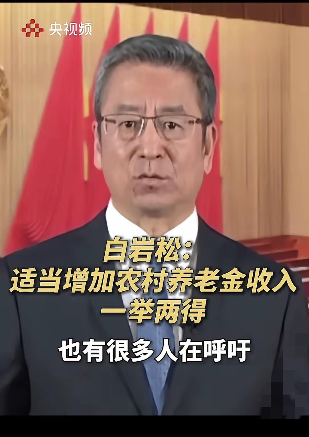 白岩松说得太对了！提高农村养老金，从来不是小事，而是真正利国利民的大好事。