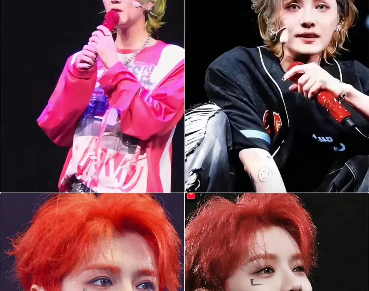 我把鹿晗这次演唱会的视频给同事看了同事看了看说不仅鹿晗的状态不正常连