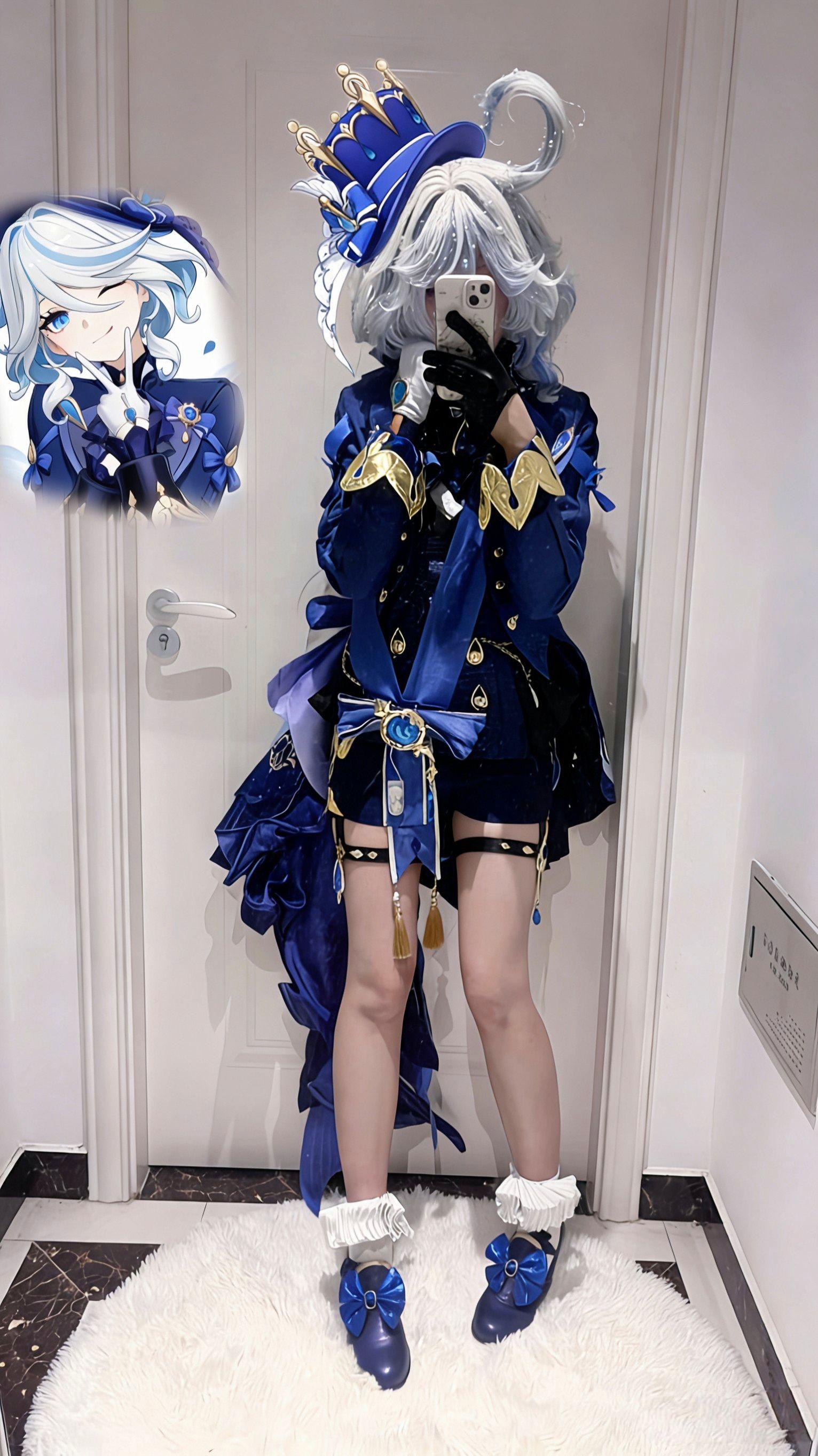 芙宁娜cos.可可爱爱的芙宁娜哦