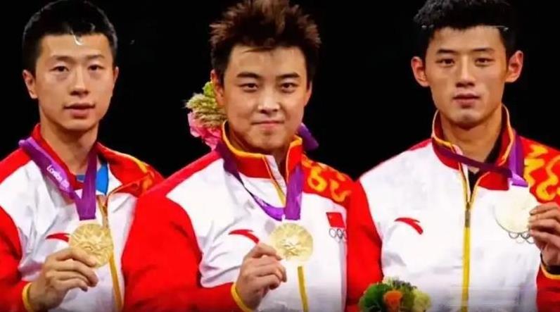 国乒男队时代的传承：2012年伦敦奥运会：王皓，张继科，马龙。冠军：张继科，