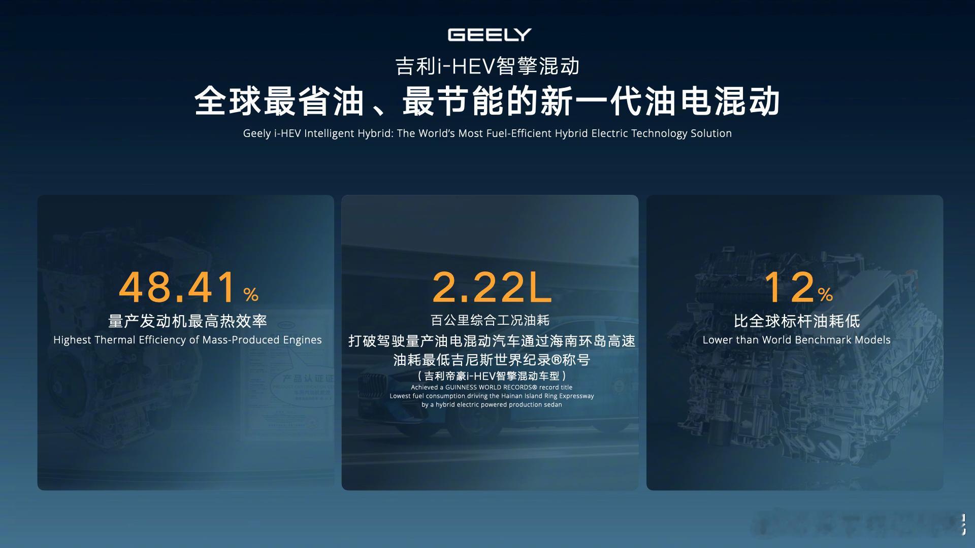 之前在燃油时代，热效率能到41%已经很夸张了！热效率越高代表效能好，但基本都是日