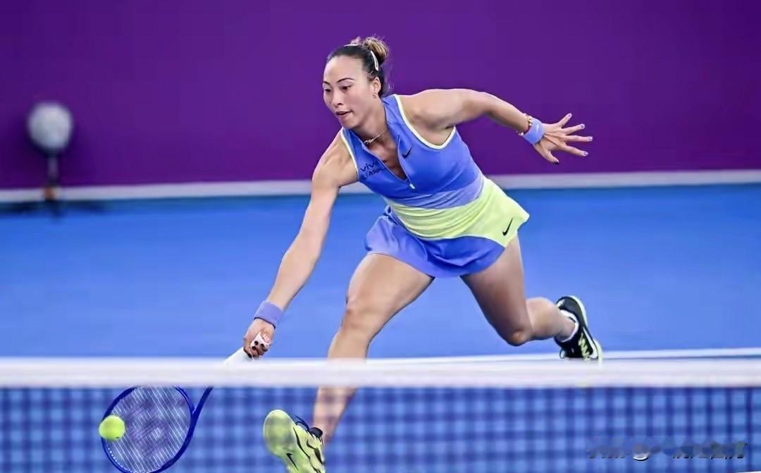 WTA1000多哈站女单第二轮，首轮2-1逆转击败前澳网冠军肯宁、拿到暂别赛场1