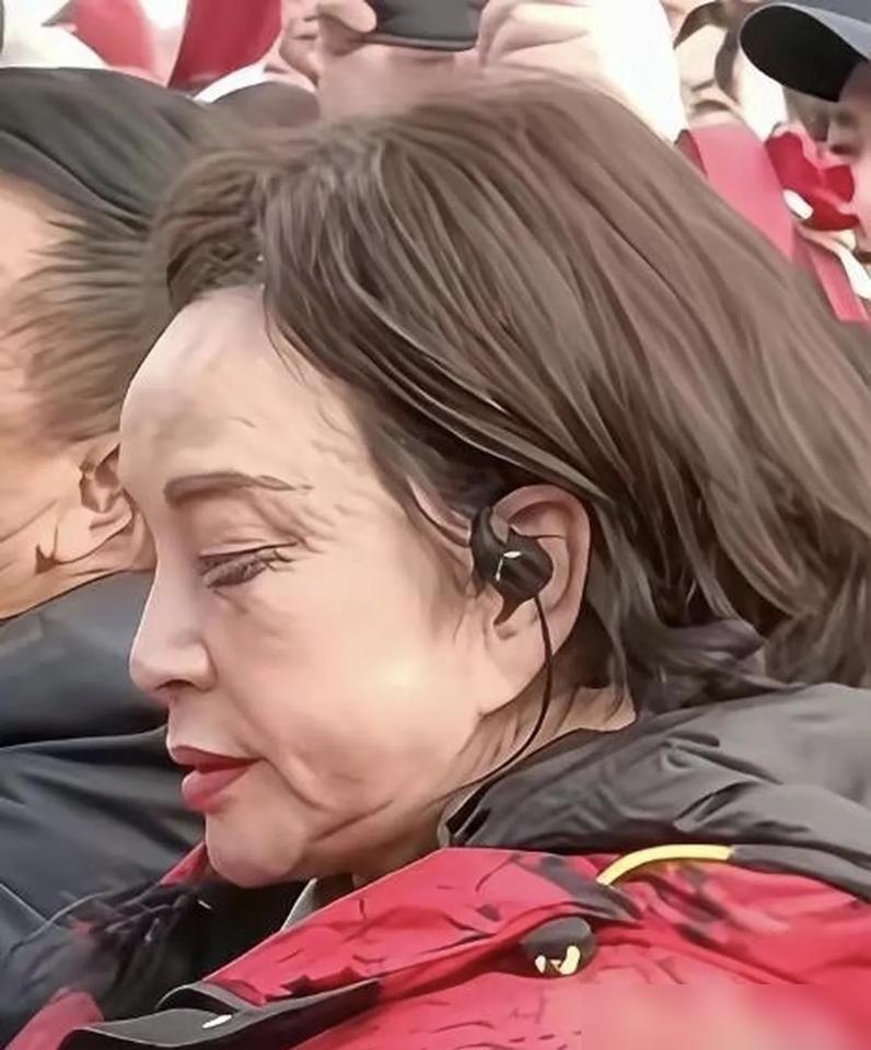 刘晓庆前阵子当众扯掉假发，露着白发皱纹说老了就是老了。台下先静了两秒，接着掌