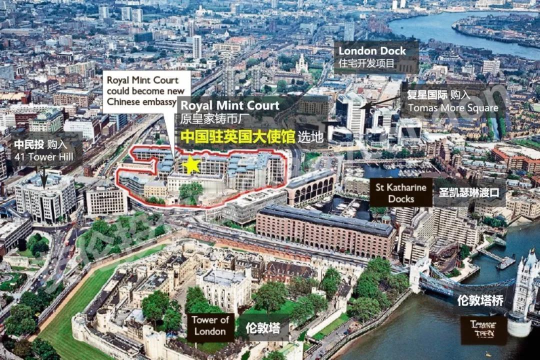 中国为何坚持在伦敦建欧洲最大大使馆？中国为什么一定要盖？早在几年前就已买下伦敦