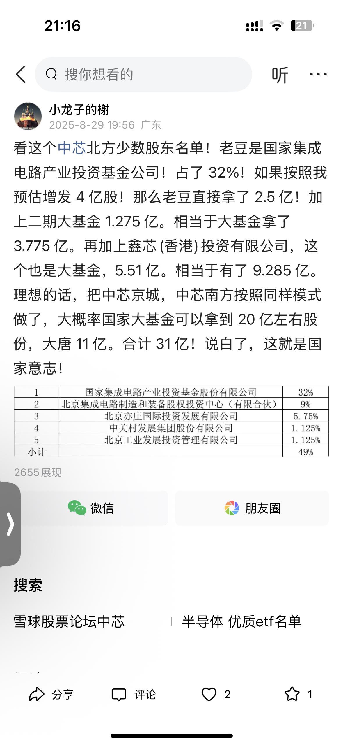 中芯复牌1，对中芯北方的少数股东发行股份，这句话都理解不了，就回去九年义务教育
