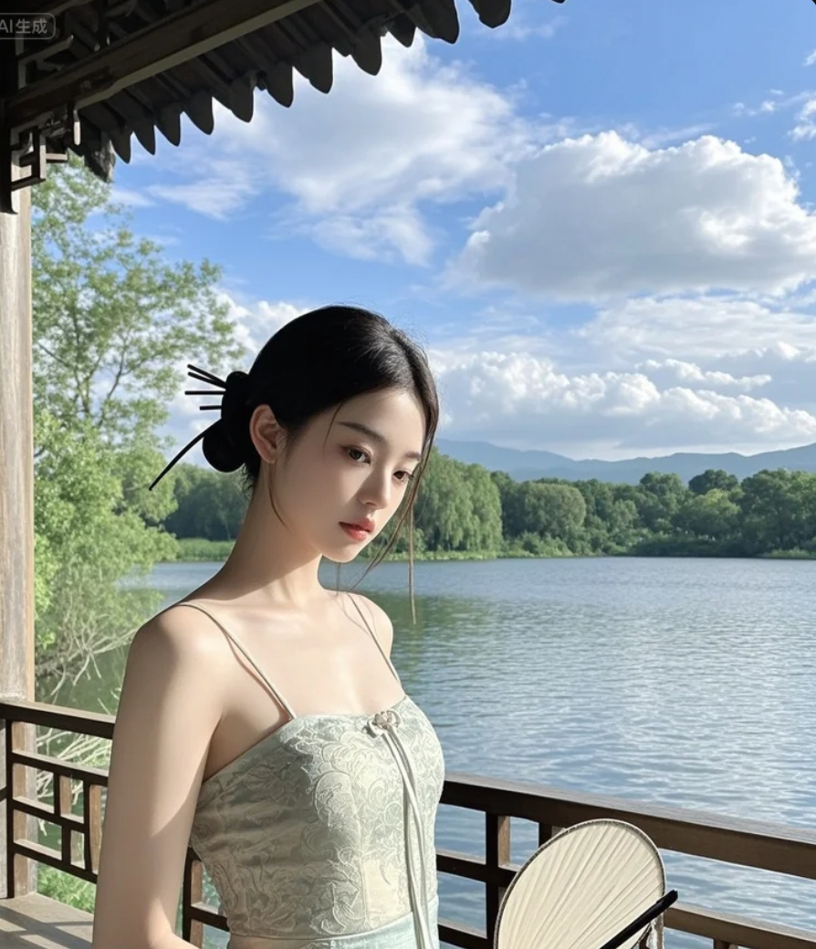 她不张扬，却让人一眼难忘
