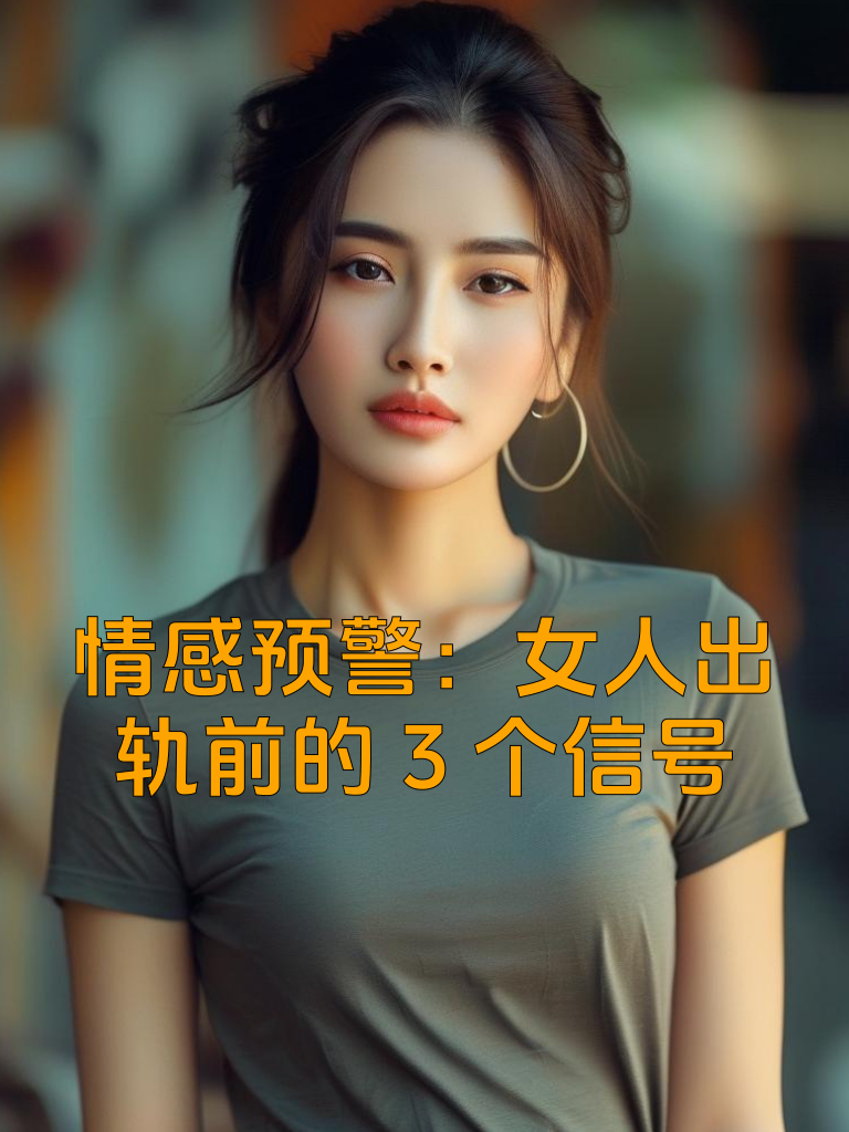 情感预警：女人出轨前的3个信号