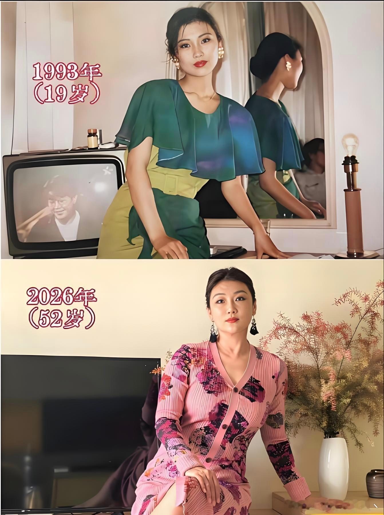 同样的一个人，时隔三十三年。