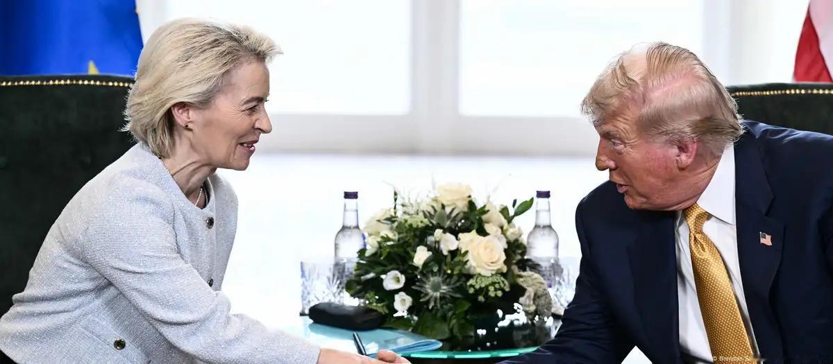 德媒：美欧贸易协议100天：特朗普关税如何影响德国经济：出口下降7月底