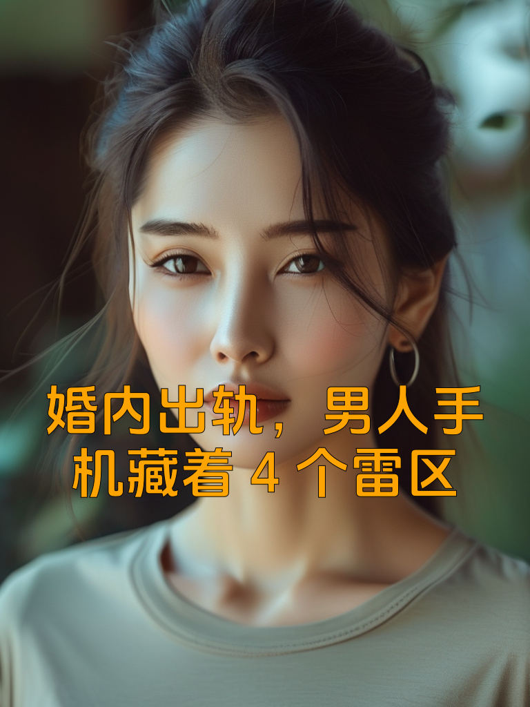 婚内出轨，男人手机藏着4个雷区