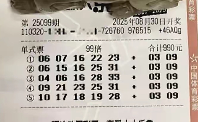 大乐透25099期单注倍投票和复式票汇总，相约周末大奖