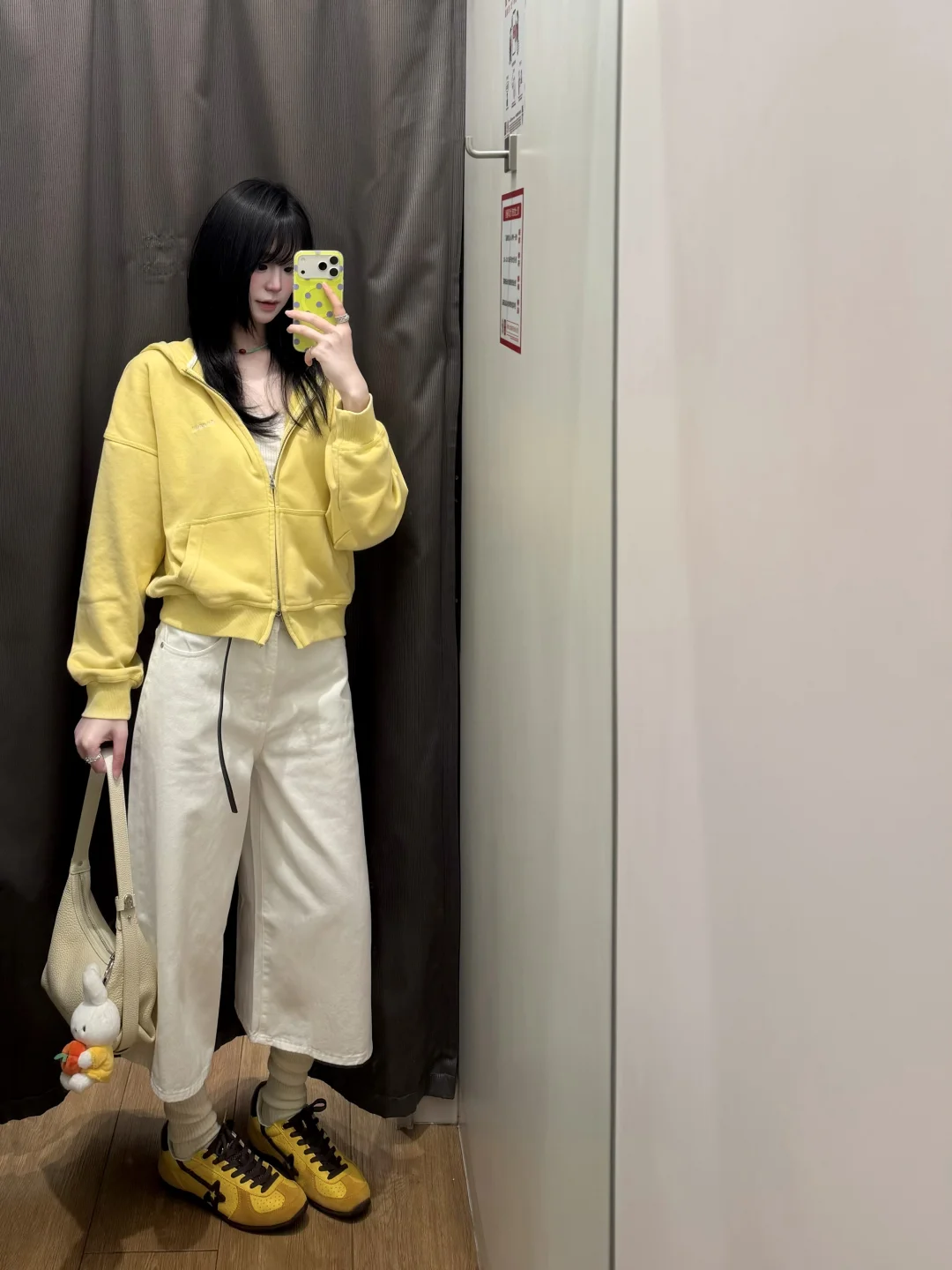 优衣库早春叠穿这一块🍋奶呼呼黄色好显白啊