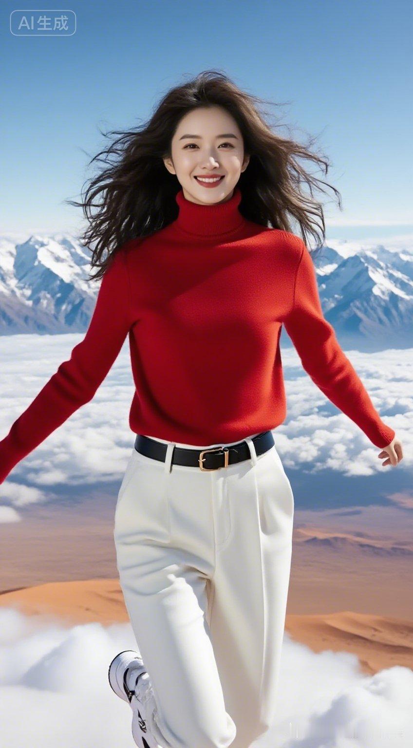 在云端漫步，感受自由与活力！🌤️💃