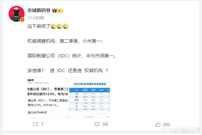 小米发布的权威机构数据指的是：权威机构BCI；也就是说根据权威机构BCI发布的数
