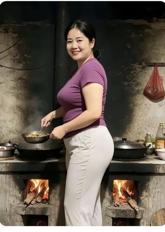 心灵短笛今天周末。回趟老家。随便弄不烧烤。在整个铁锅炖，排骨炖豆角，土豆帖玉