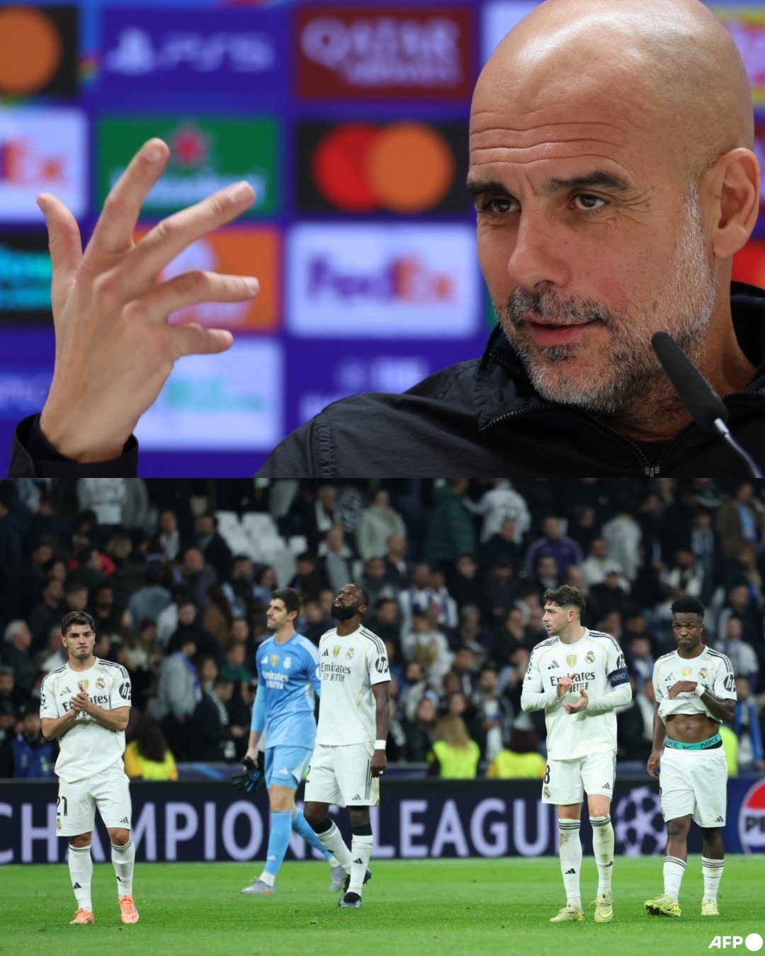 瓜迪奥拉：“我在伯纳乌的首场胜利是6比2。很明显，这场胜利与其他的胜利不同。一场