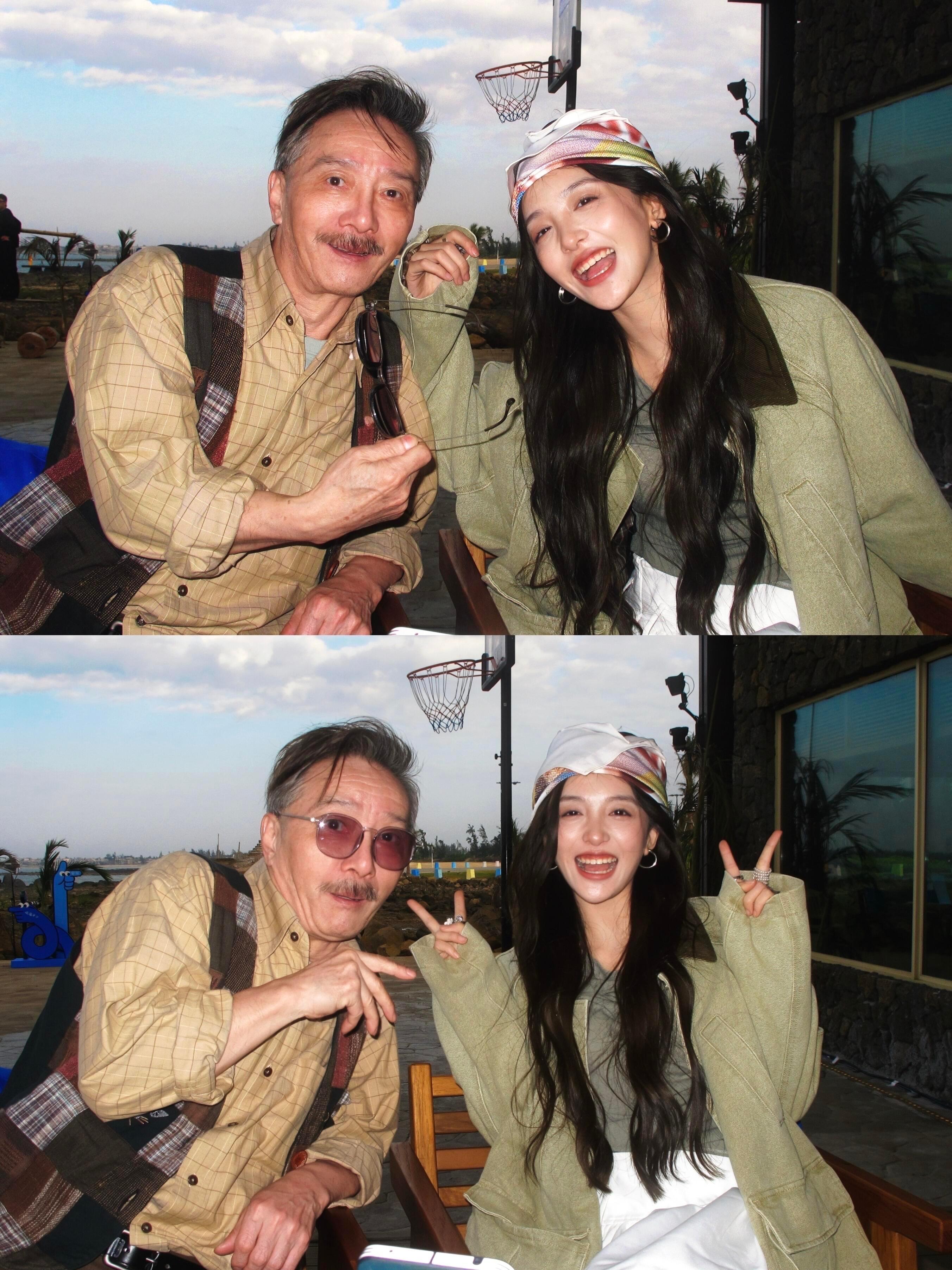 李世宏沈月姑娘给咱拍的真漂亮配音演员李世宏分享与丹丹的同框合照，字里行间都是